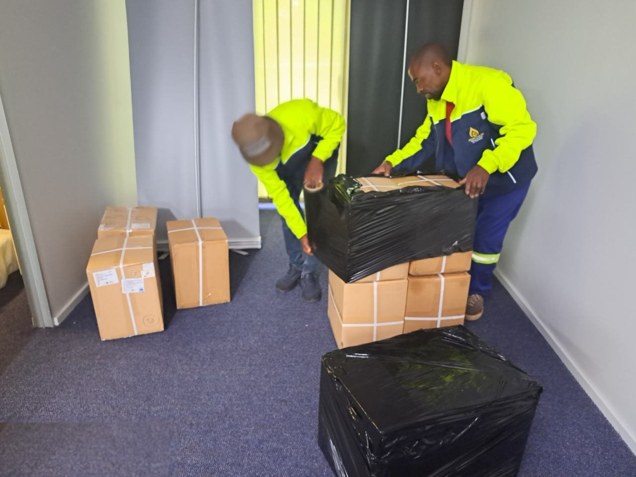 Afripart Sourcing staff preparing an order
